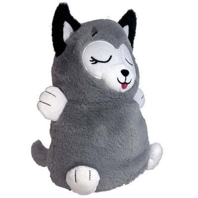 FlipaZoo: Upside Down Inside Out - Fox To Husky - 2-In-1 Animal Plush, Belly Flips To Reveal 2nd Character, Kids Playtime Companion, Plus Bonus Baby