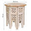 Asees Solid Wood Abstract Coffee Table