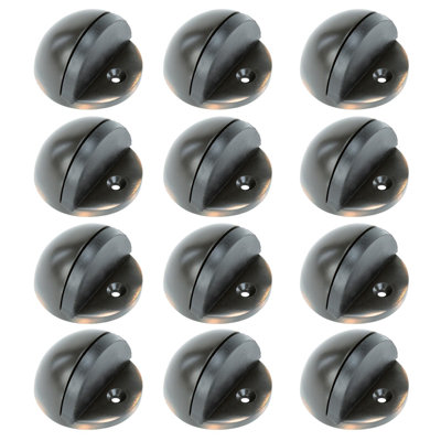Adjustable Height Bronze Floor Mount Stop