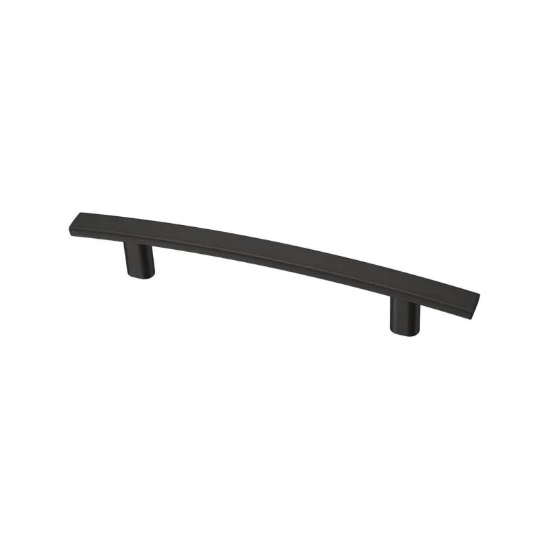 (Paquet de 5) (Paquet de 12) Poignée arche 4 po noir mat
