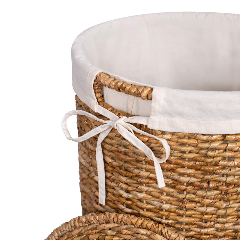 Laundry Hamper with Liner, Natural