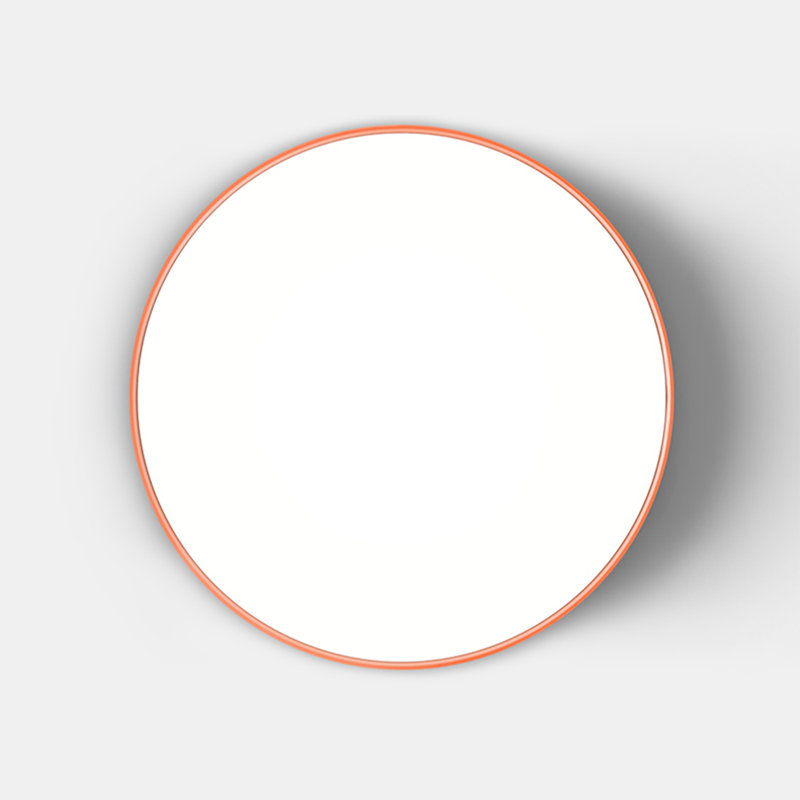 Dove Grey and White Glass LED Flush Mount Ceiling Light