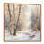 Cadre flottant doré sélectionné