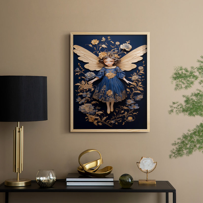 «Religious Series CDIX», reproduction encadrée - bois massif, H 30 po x l 24 po, Naturel