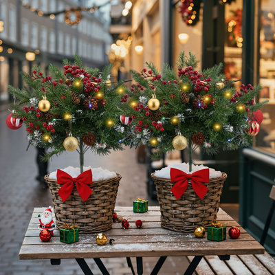 1.97' H Artificial Pine Christmas Tree