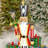64.8" Tall Standing Iron Nutcracker with Lantern & LED Lights "Lucien"