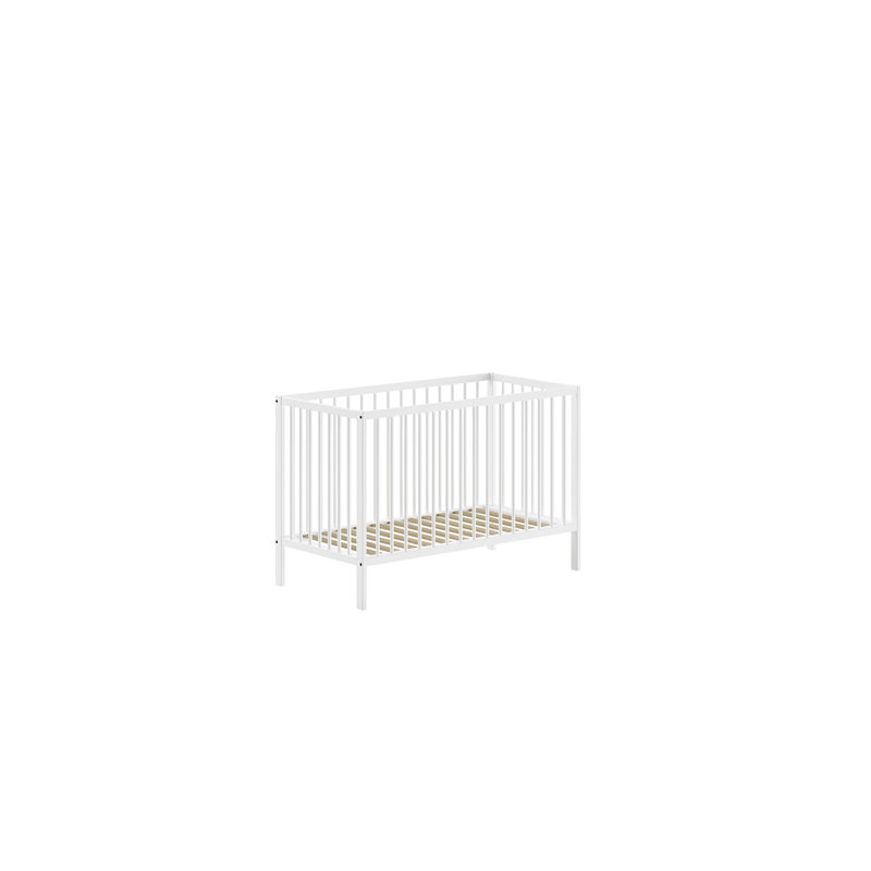 Dino Cot Bed, White