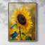 Impression encadrée FLORAL Series - bois massif-21782934