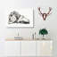 Sleeping Lion by Jean Bernard - Wrapped Canvas Drawing - Wrapped Canvas-55318535