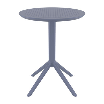 Elodie 23.6" W 2-Person Plastic Folding Bistro Table