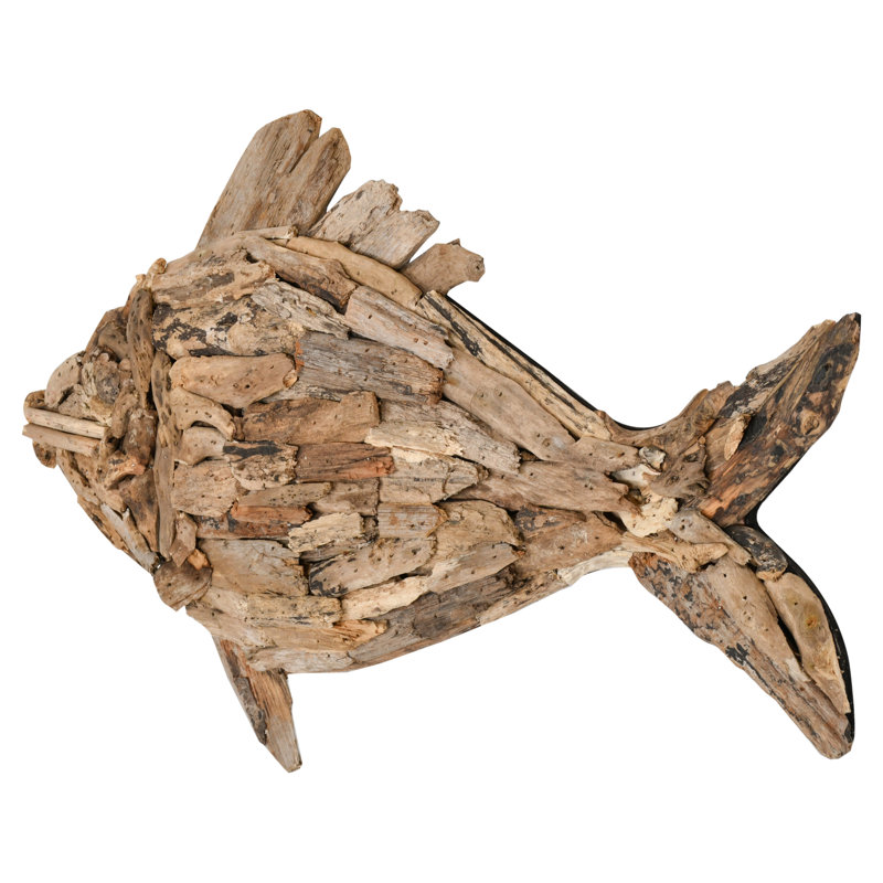 Natural Wood Fish