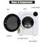 Sèche-linge électrique 1300W 13,2Lbs