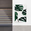 Lush Green Monstera Elegant Modern Organic Swiss Cheese Plant Nature Tropical Wall Art Print 1 Piece Wrapped Canvas Wall Art-95652815