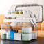 Boîte de rangement de médicaments pour voyage à domicile 3 couches pliable avec verrou de sécurité
