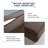 6" Outdoor Cushions For Patio Furniture, 22X24x6 Thick Seat Cushion Set Of 2, Fade Resistant Couch Chair Replacement Cushions High Density Deep Wicker Chair Cushion W/Removable Cover-449727296