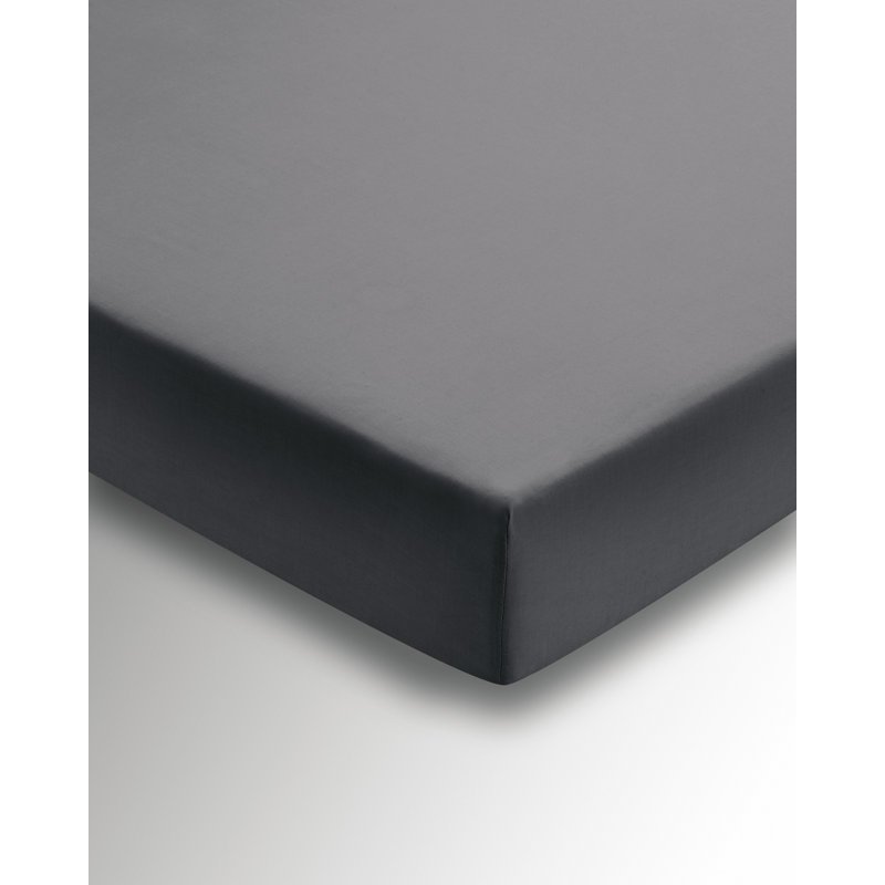 100% Cotton Fitted Sheet, Navy, Kingsize (5')