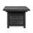 Extendable Trestle Dining Table With 4 Upholstered Side Chairs-1258358730