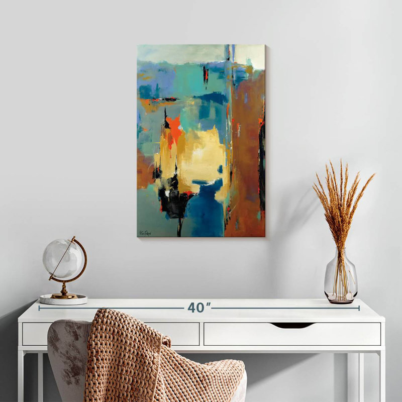 Abstrait cascade Avery, H 24 po x l 16 po