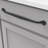 Refined Rustic Collection Handle Pull - 12" Center to Center Cabinet Pull Black Iron - Craftsman Hardware for Drawers & Cabinets-116299523-116299538