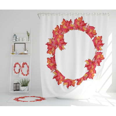 Navreet Polyester Shower Curtain Set