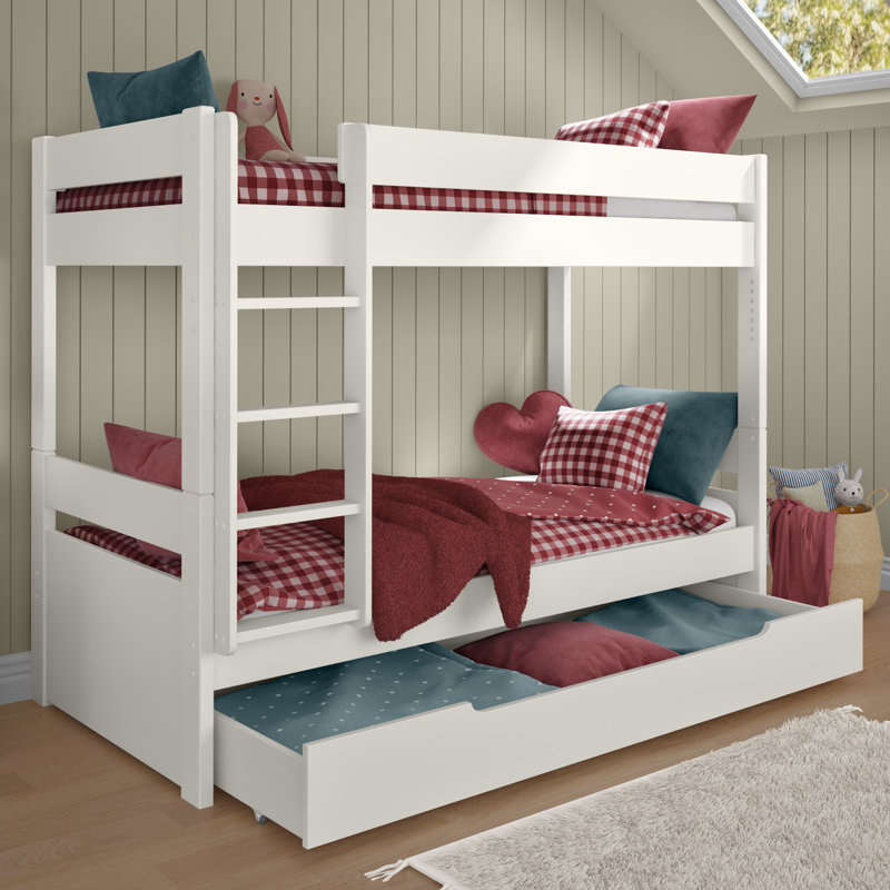 Uno Bunk Bed with a Trundle Drawer
