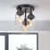 Ohler 3 - Light 11.6" Cluster Cylinder Semi Flush Mount