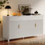 Buffet 63 "à cannelures avec rangement, armoire-bar console et crédence moderne-410280856