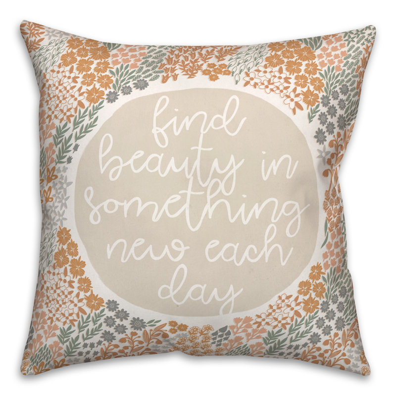  Trouvez la beauté dans quelque chose de nouveau Housse de coussin carré et insert