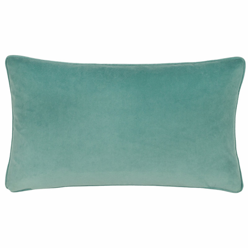 Onika Geometric Rectangular Lumbar Cushion, Blue