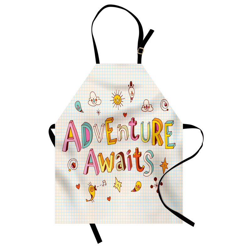 No Pattern Bib Apron