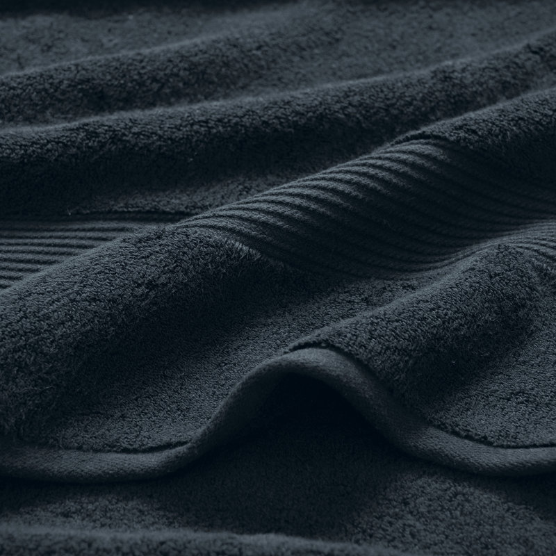 Solid Towel Set, Black