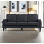 Canapé modulaire gris clair avec repose-pieds avec rangement - Canapé rembourré en forme de L pour les appartements et les pièces compactes-1015999836