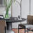 Round Dining Table with Durable Features.-287238387