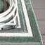 Tapis ivoire / vert en polypropylène tissé à la machine Brysin-1503847435