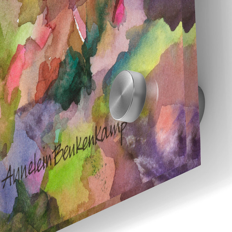 «Double Date» par Annelein Beukenkamp, art mural en verre acrylique, H 36 po x l 24 po x P 0,2 po