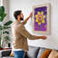 Cheerful Daffodil Botanical - Wrapped Canvas-132785093-132785091