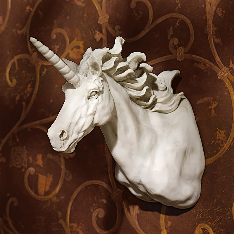 Sculpture murale licorne Alicorn