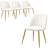Velvet Upholstered Stacking Side Chair (Set Of 4)-748664344