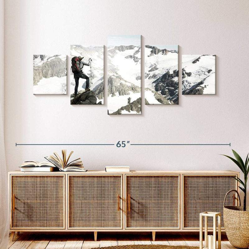 Mountain Climbing, 24" H x 55" W