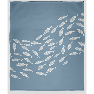 Beach Vacation Fleece Throw Blanket