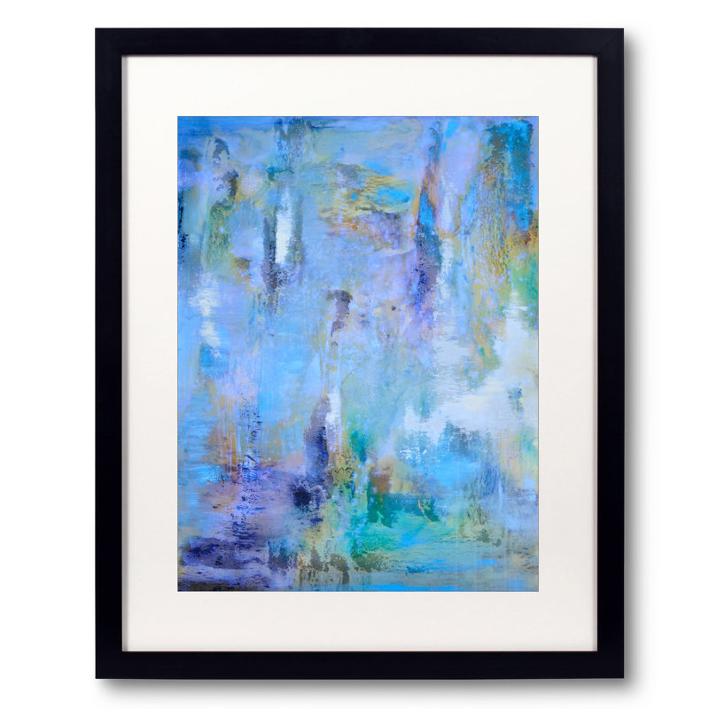 231 Crystaline Forest par Anne B. Schwartz - peinture encadrée, 32" H x 24" W