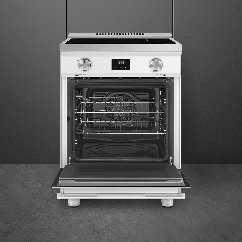 SMEG Professional Range, 24" - INDUCTION, Matte White