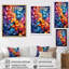 Feuille de rêve colorée sur toile-309330850-309330851