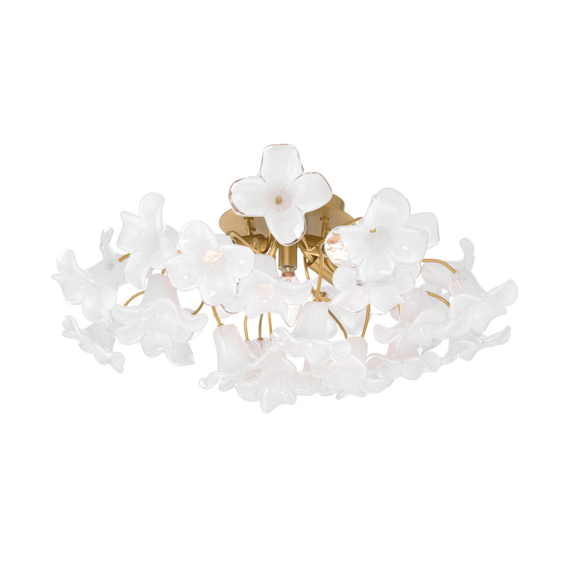 Plafonnier semi-encastré 5 lumières 25,25 po Bloome