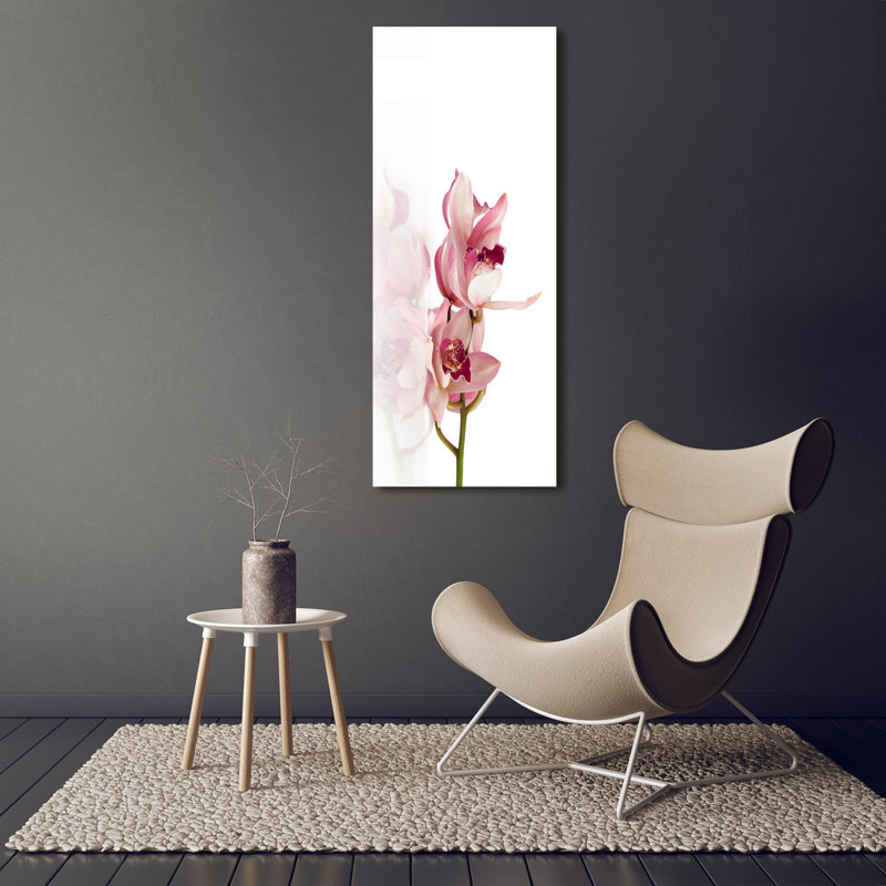 Pink Orchid - Wrapped Canvas Print