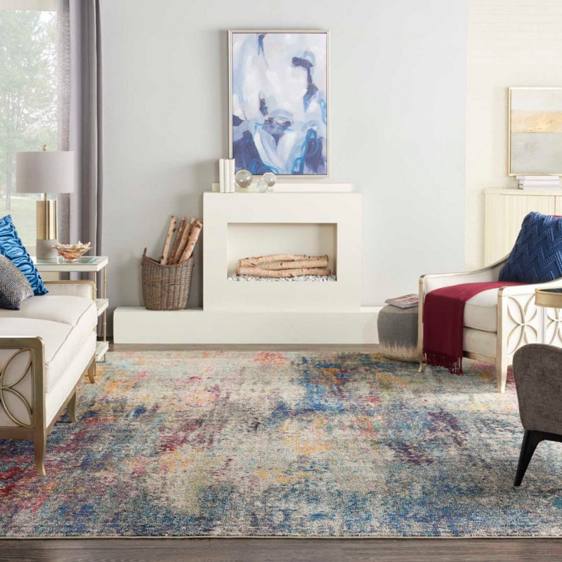 Modern Rug, Thickness Stain Resistant Abstract Rug, Modern Rug For Bedroom, & Living Room, Rectangle 239 x 320 cm