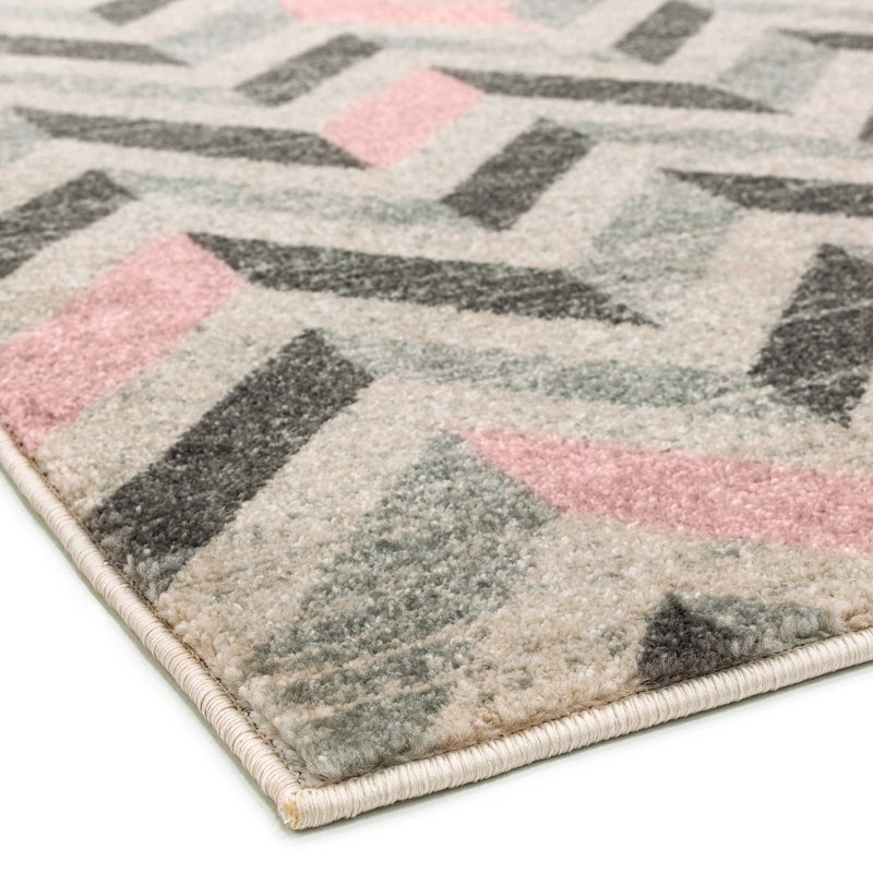 Hoda Chevron Area Rug, Rectangle 120 x 170cm