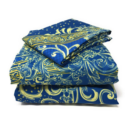 Damask Microfiber Damask Flat Sheet