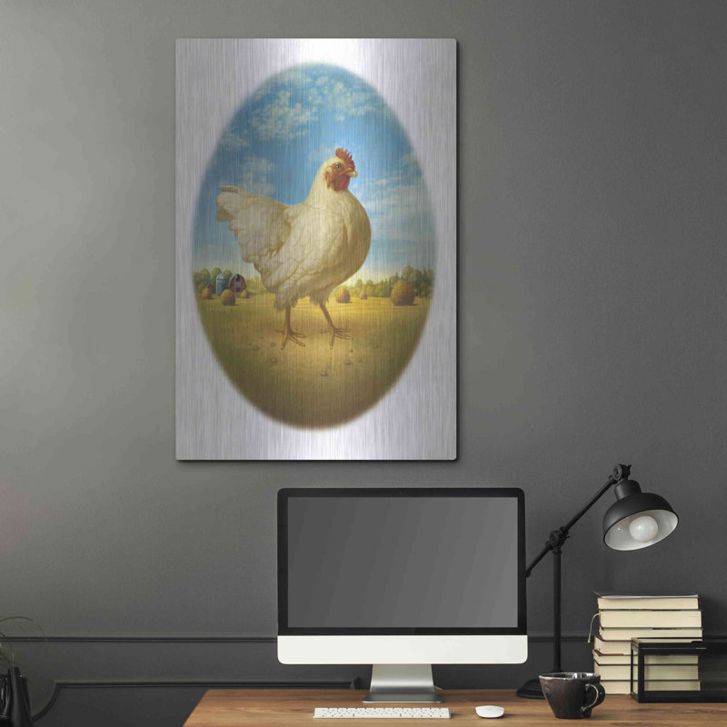 «Smaller Promo ChickenEgg» par Dan Craig, H 36 po x l 24 po