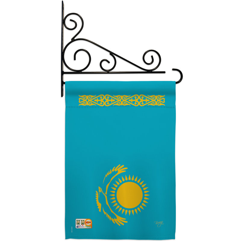 Double Sided 18.5'' H x 13'' W Polyester Flag Set